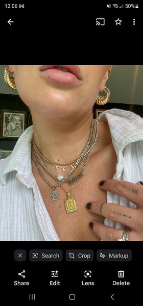 New Herringbone Chain Necklace (3mm)  * Choose your Metal*