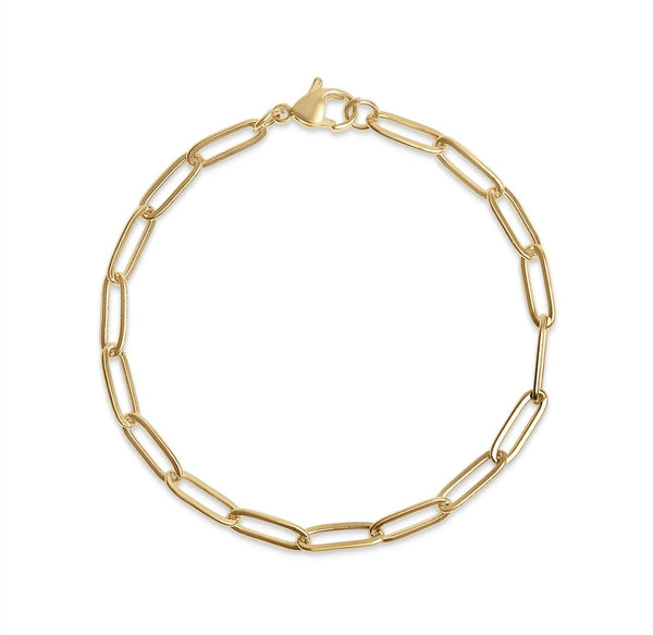 New The Perfect Paperclip Chain Bracelet  * Choose your Metal*