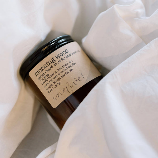 Morning wood- soy wax candle NSFW