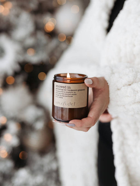 Snowed in - soy wax candle WINTER