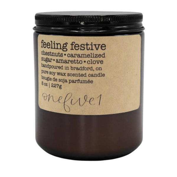 Feeling festive- soy wax candle WINTER HOLIDAY