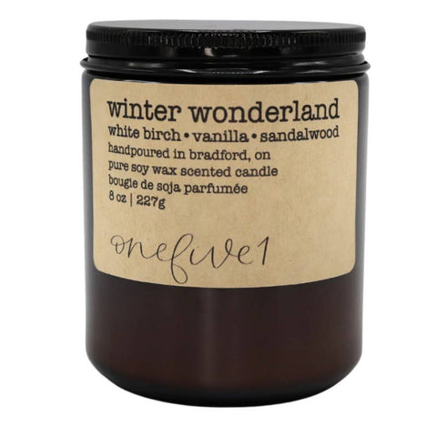 Winter wonderland- soy wax candle WINTER HOLIDAY