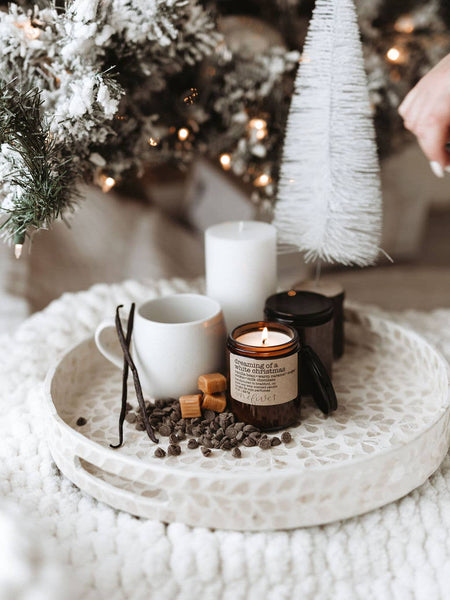 Dreaming of a white christmas- soy wax candle WINTER HOLIDAY