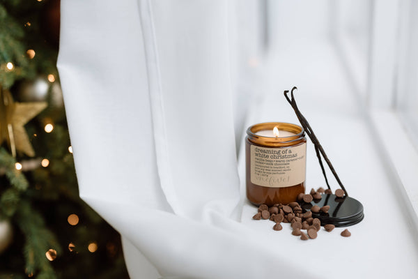 Dreaming of a white christmas- soy wax candle WINTER HOLIDAY