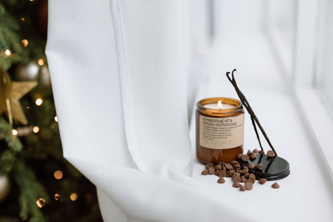 Dreaming of a white christmas- soy wax candle WINTER HOLIDAY