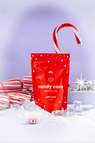 Arriving 11-06. Candy Cane Salt Soak Vegan