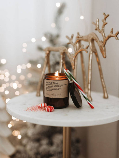North pole - soy wax candle WINTER HOLIDAY