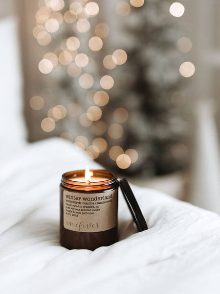 Winter wonderland- soy wax candle WINTER HOLIDAY