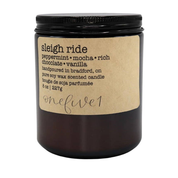 Sleigh ride- soy wax candle WINTER HOLIDAY TREATS BAKERY