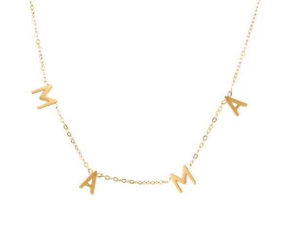 New Dainty MAMA Necklace  * Choose your Metal*