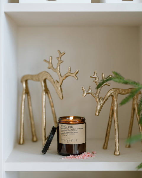 North pole - soy wax candle WINTER HOLIDAY