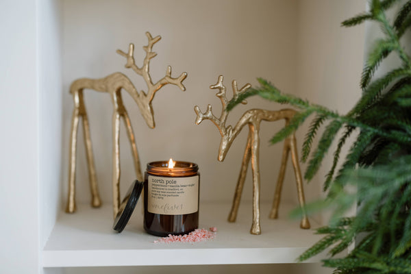 North pole - soy wax candle WINTER HOLIDAY