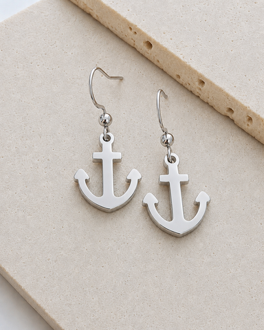 New Anchor Shorty Earrings *Choose your Metal*