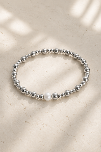 New The Perfect Beaded Luxe 6mm Shell Pearls w/ 3+5mm Beads Mix Bracelet *Choose your metal*