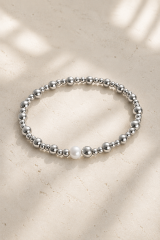 New The Perfect Beaded Luxe 6mm Shell Pearls w/ 3+5mm Beads Mix Bracelet *Choose your metal*