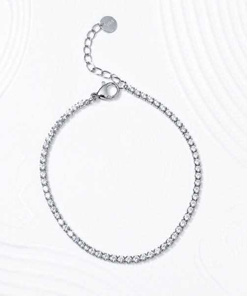 New Gorgeous Sparkling Dainty CZ Tennis Bracelet - ADORE