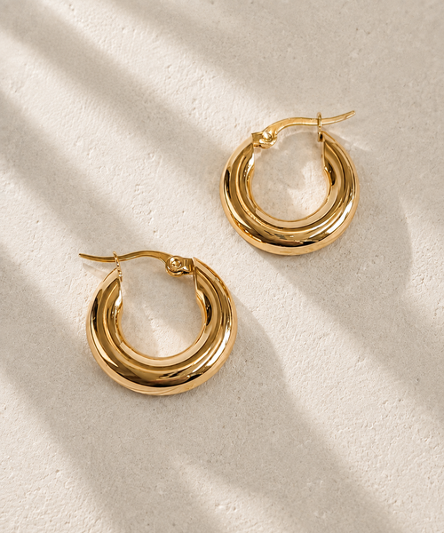 *RESTOCKING SOON* OBSESSED New Bold Smooth 20mm Hoops Earrings  * Choose your Metal*