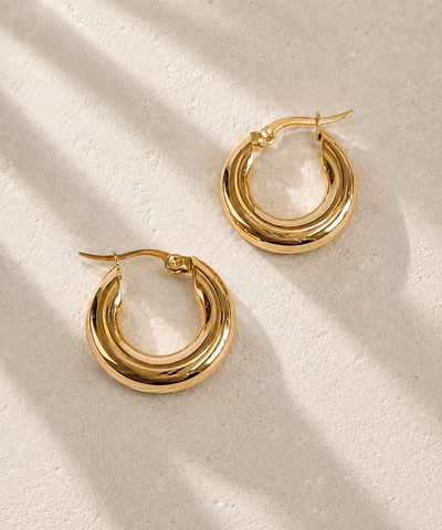 *RESTOCKING SOON* OBSESSED New Bold Smooth 20mm Hoops Earrings  * Choose your Metal*