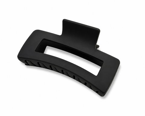 *RESTOCKING SOON* Sloane Matte Black - Rectangle Hair Claw Clip