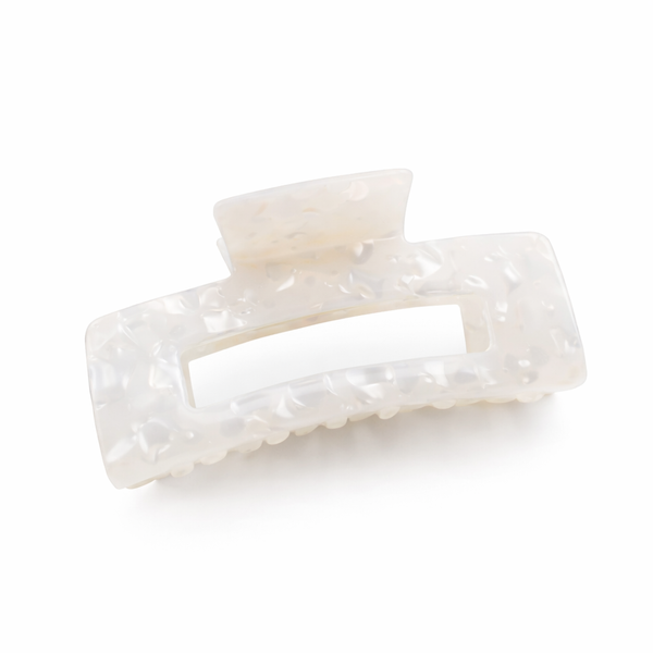 Harlow Pearl - Rectangle Hair Claw Clip