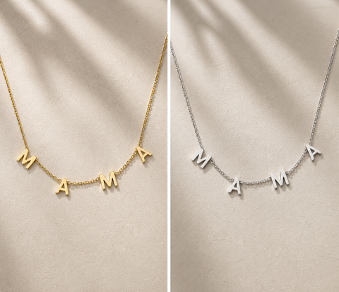New Dainty MAMA Necklace  * Choose your Metal*