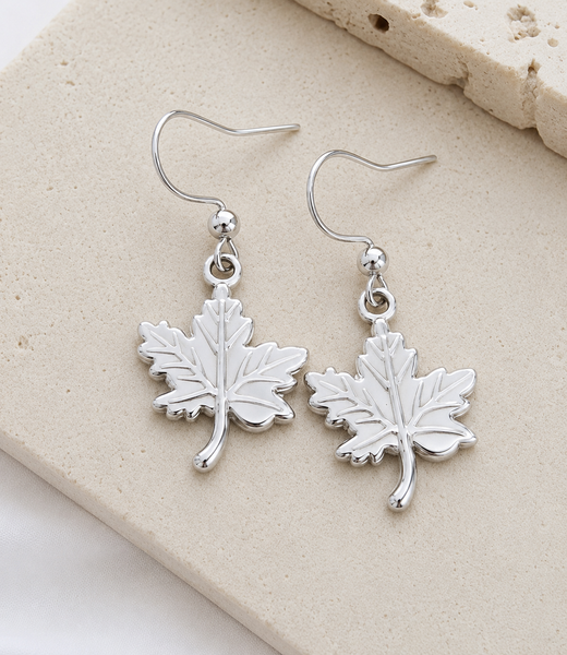 New Maple Leaf Shorty Earrings *Choose your Metal*