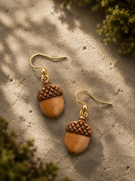 CABIN WEEKEND:  Enamel Charm Necklace, Enamel Charm Shorty Earrings *Choose Necklace, Earrings or the set *