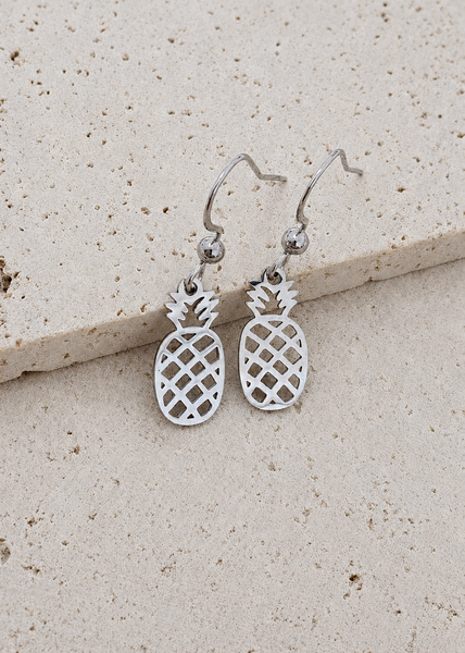 Tropical Pineapple EARRINGS *choose your metal*