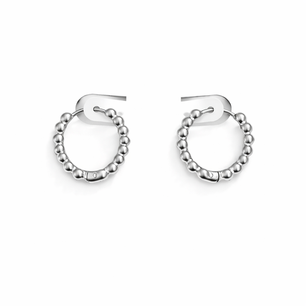 OBSESSED New Ball Hoops Earrings  * Choose your Metal*