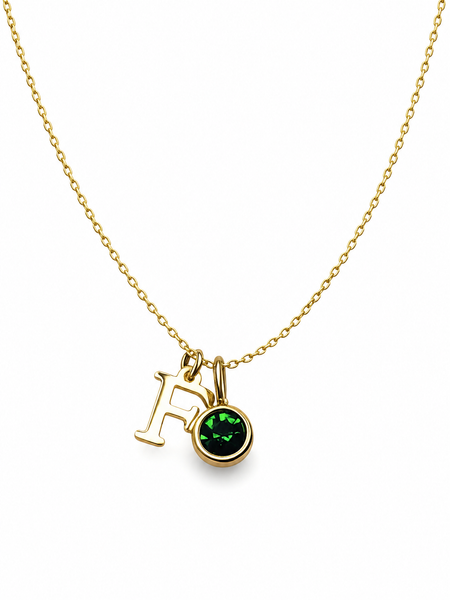 New Dainty Chain Initial Necklace *Choose your Metal and Letter*