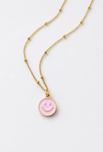 Enamel Smiley Happy Face Huggie Hoop Earrings  *CHOOSE YOUR COLOR*