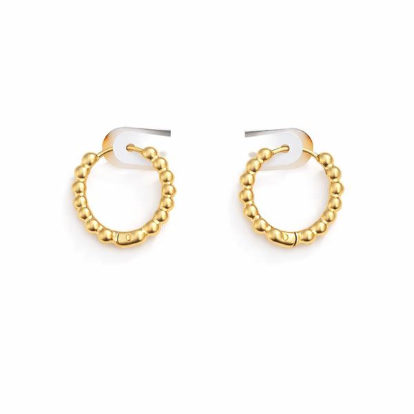 OBSESSED New Ball Hoops Earrings  * Choose your Metal*