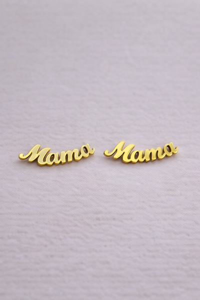 New Mama Studs *choose your metal*