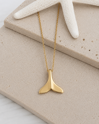 New Whale Tail Necklace  * Choose your Metal*