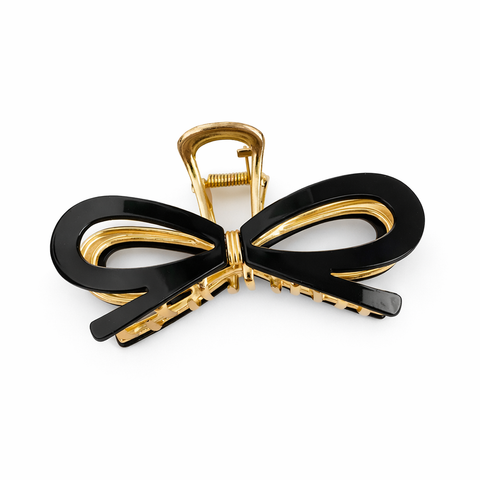 Amélie Bow Metal Hair Claw Clip