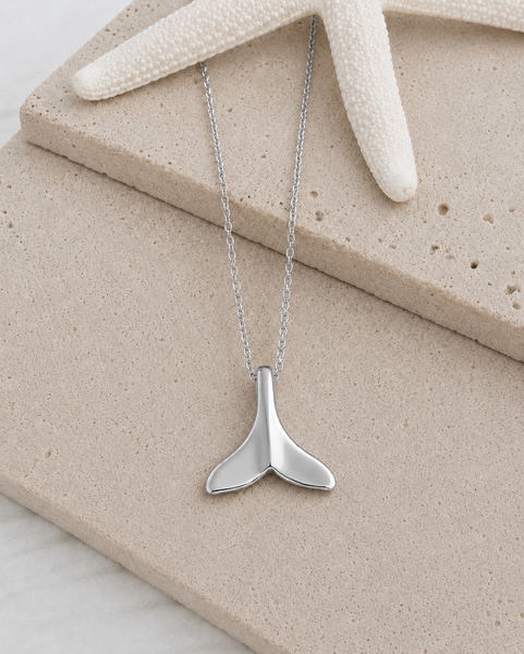 New Whale Tail Necklace  * Choose your Metal*