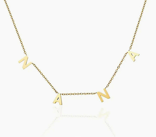 New Dainty NANA Necklace  * Choose your Metal*