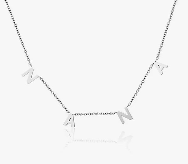 New Dainty NANA Necklace  * Choose your Metal*