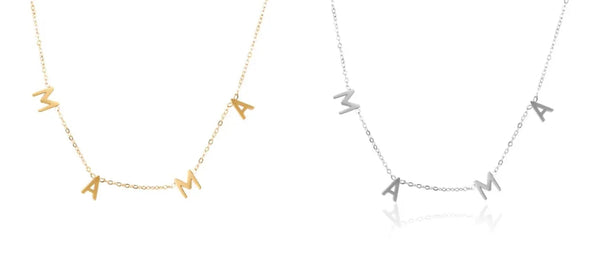 New Dainty MAMA Necklace  * Choose your Metal*