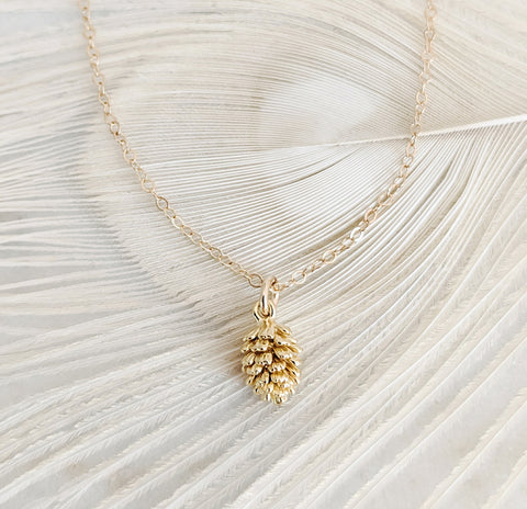 Pinecone / Woodland Necklace *Choose your metal*
