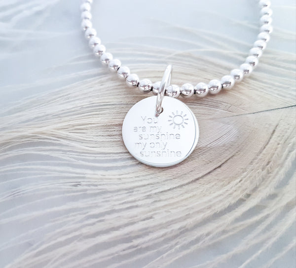 You Are My Shinshine Bracelet *Choose Your Metal*