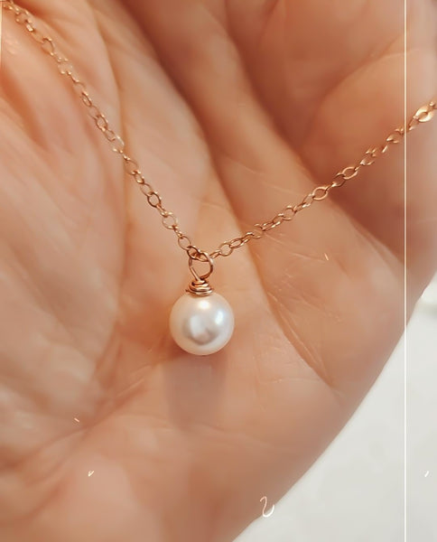 Luxe South Sea Shell Pearl Necklace * CHOOSE YOUR METAL*