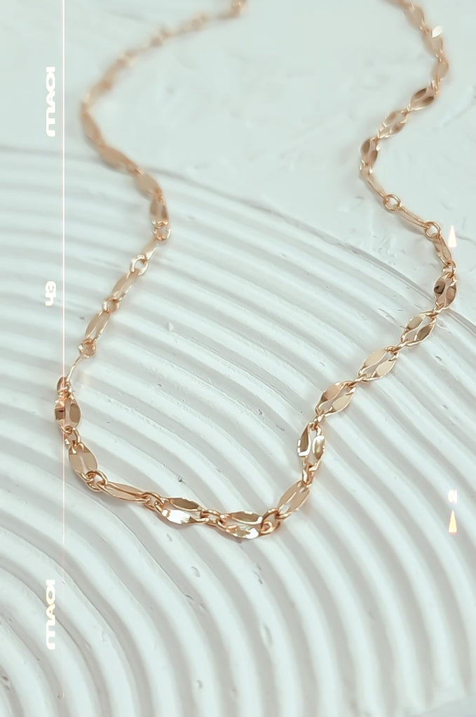 Double Bar Chain Necklace Choose your Metal Jewelz by Angie