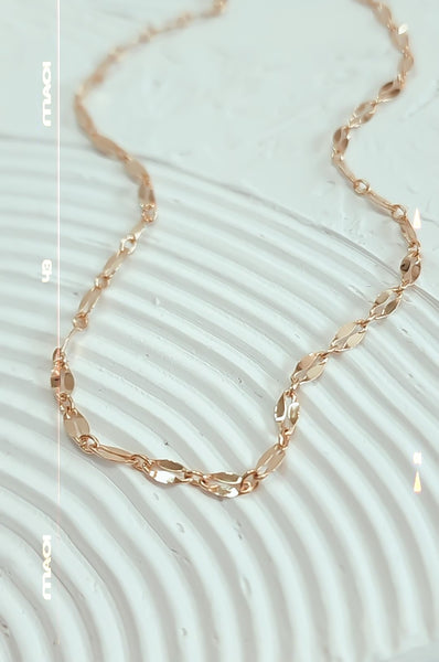 Double Bar Chain Necklace * Choose your Metal*