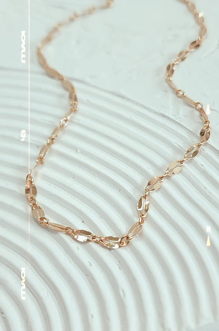 Double Bar Chain Necklace * Choose your Metal*
