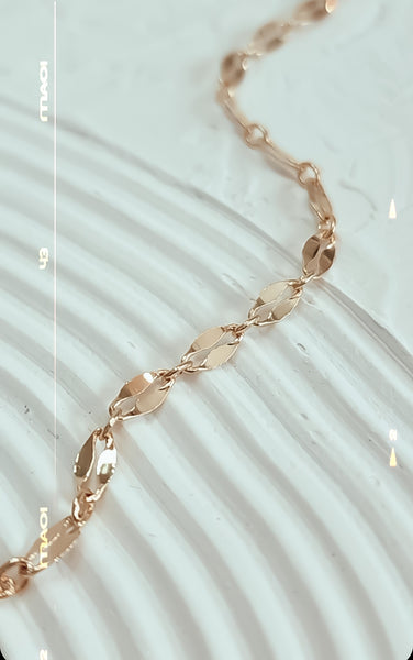 Double Bar Chain Necklace * Choose your Metal*